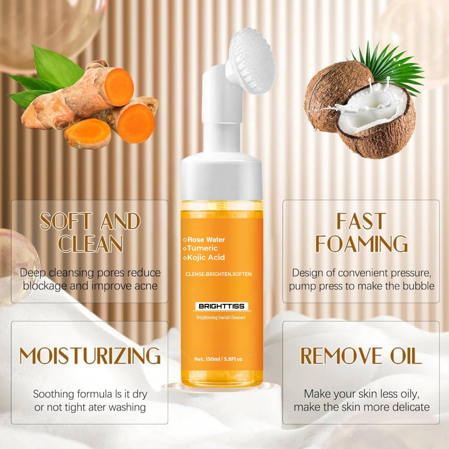 TURMERIC BRIGHTENING FACE WASH