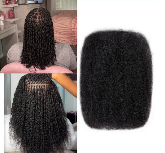 22 INCH MINI TWIST AFRO KINKY HUMAN HAIR