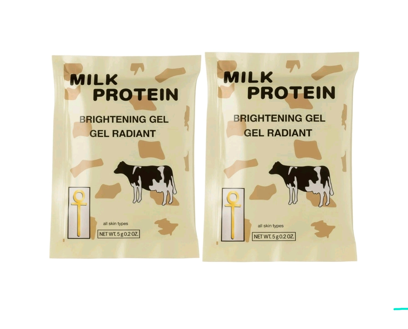 2pack Milk Protein Brightening Gel